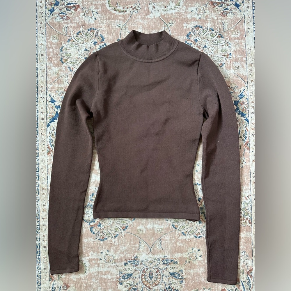 Babaton Astrid Sculpt Knit Mockneck Longsleeve (NO LONGER SOLD ON ARITIZA)